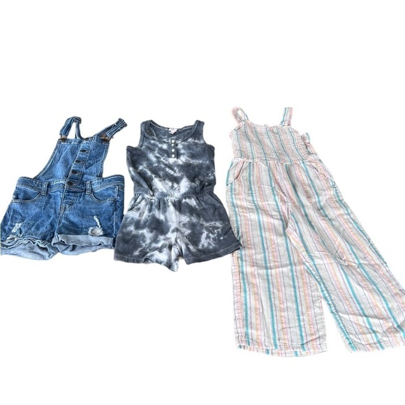 Back to School Bundle Cat & Jack Gap Art Class Old Navy Tops Shorts Rompers Med - Picture 4 of 5